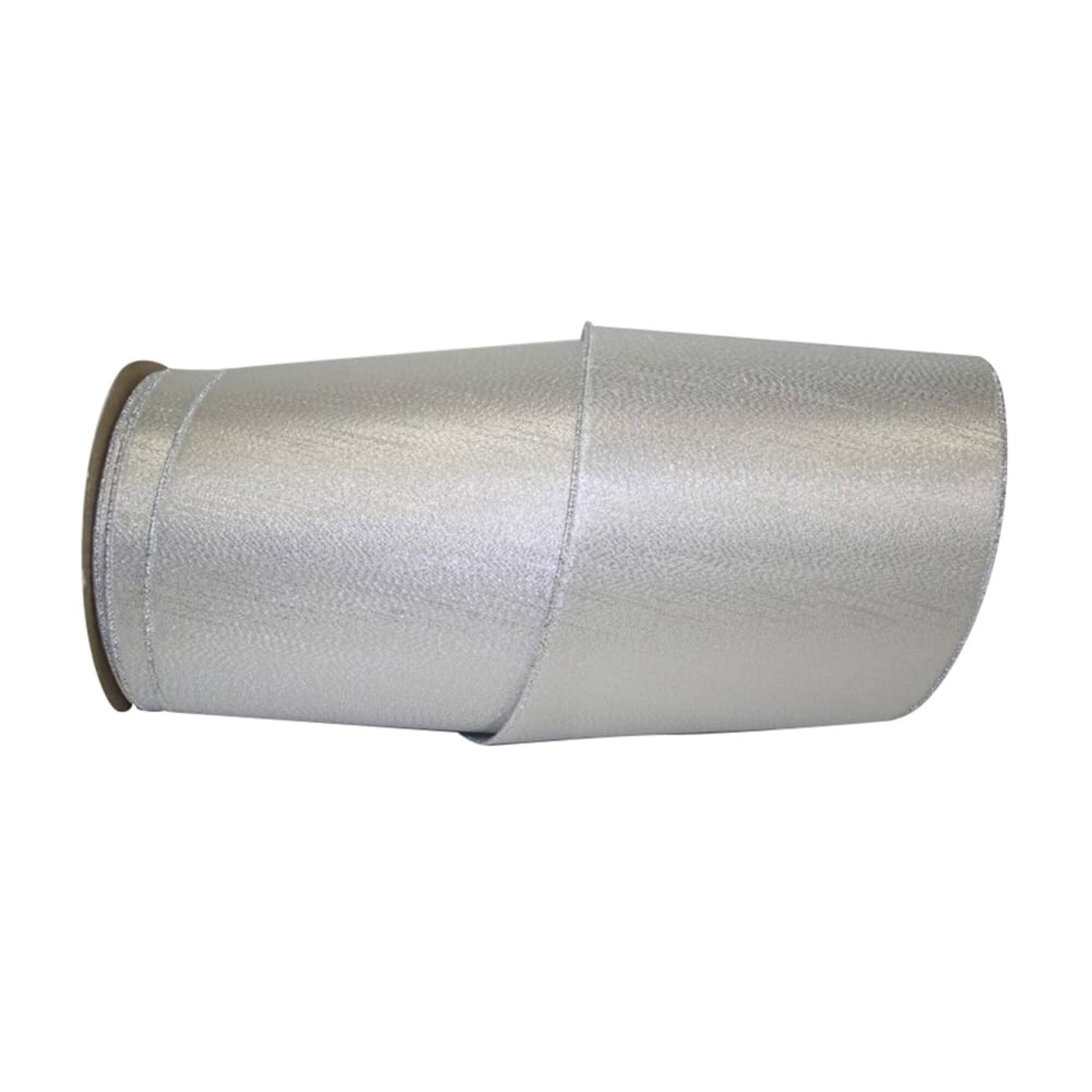 JAM Paper 2.5" x 25yd. Lamé Commercial Heavy Wired Ribbon